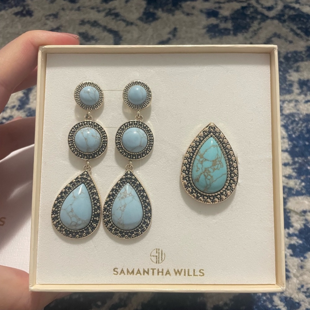 Samantha Wills Ring and Earrings Set. Brand new in box - Picture 5 of 5
